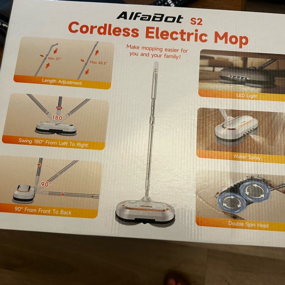 Cordless Electric Mop - White